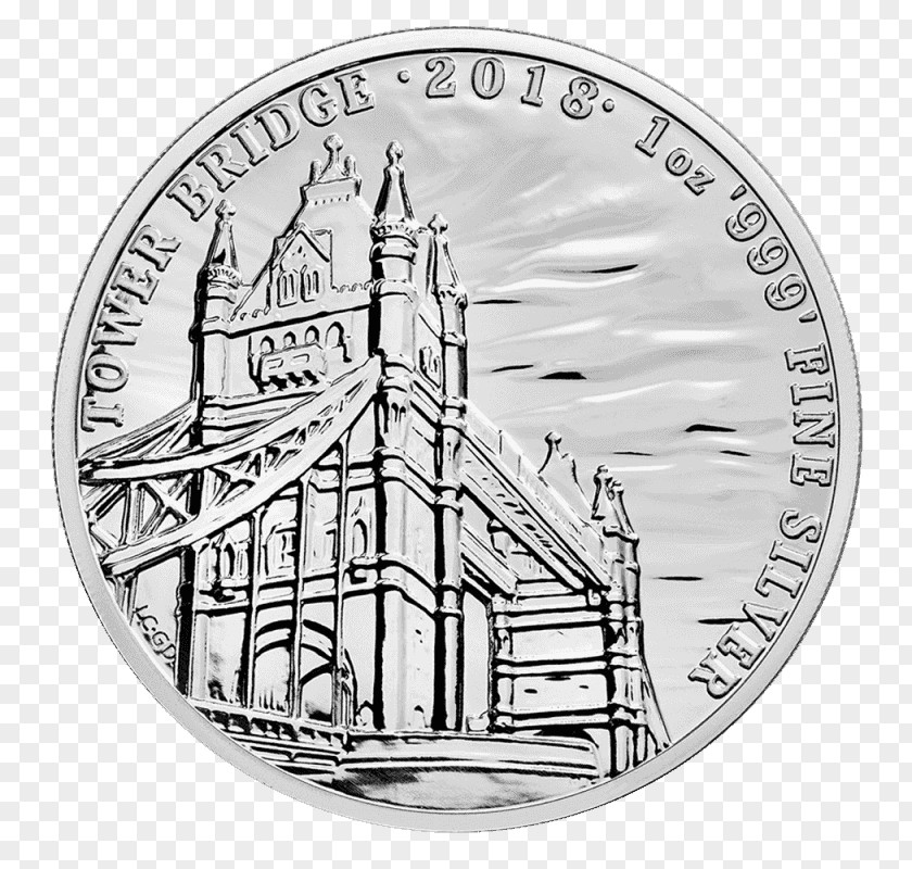 Big Ben Royal Mint Landmarks Of Britain Bullion Coin Silver PNG