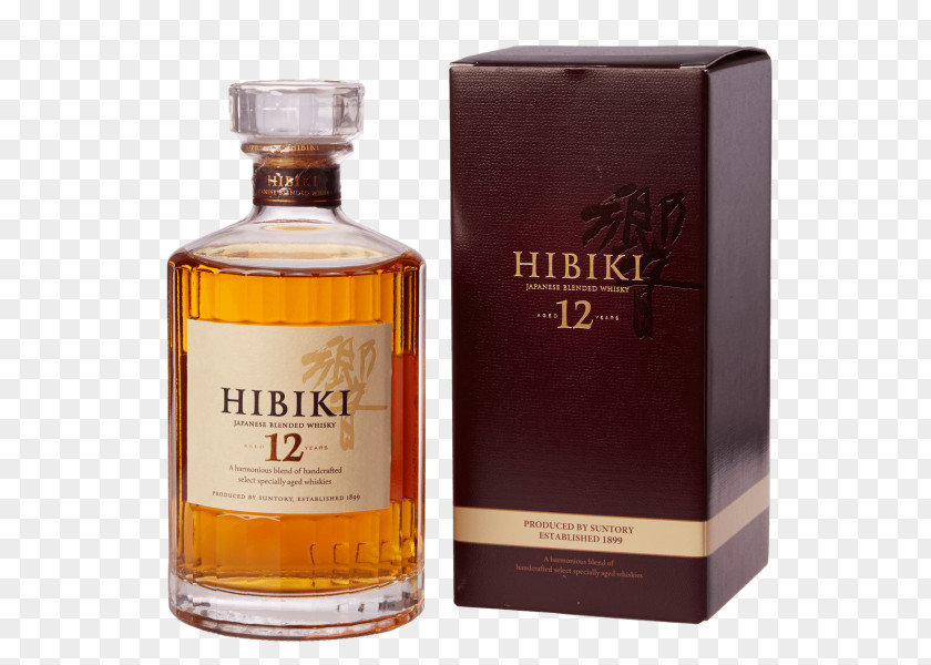 Perfume Liqueur Whiskey Glass Bottle Hibiki PNG