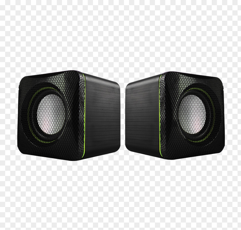 Powered Speakers Computer Loudspeaker Subwoofer PC Speaker Wii PNG