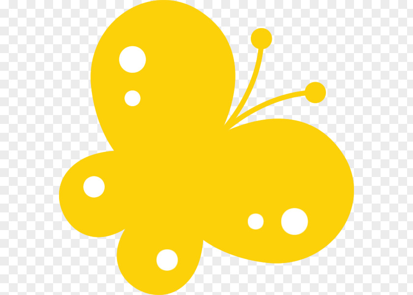 Butterfly Yellow Hänschen Klein Clip Art PNG