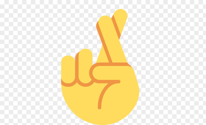 Emoji Emojipedia Crossed Fingers Meaning Thumb Signal PNG