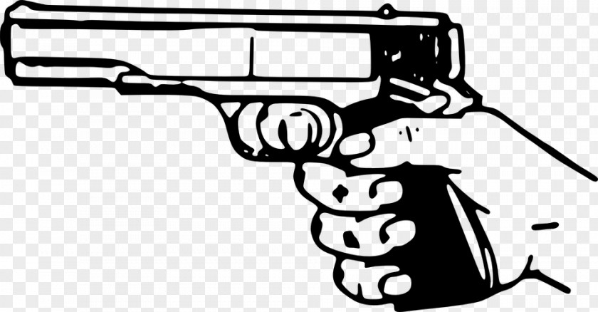 Fen Vector Gun Pistol Weapon Clip Art PNG