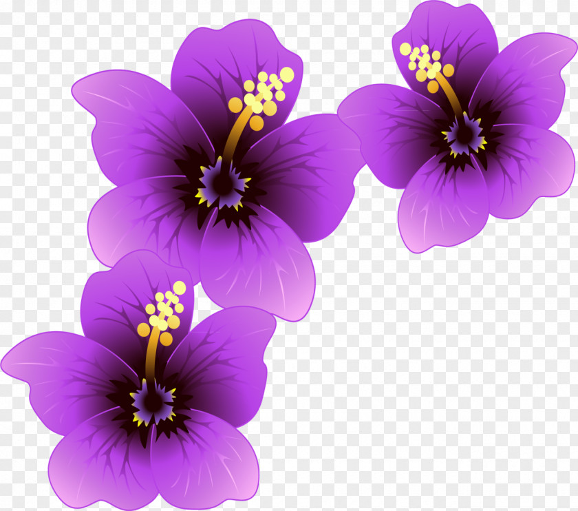 Flower Spring Purple Violet Paper Plant PNG