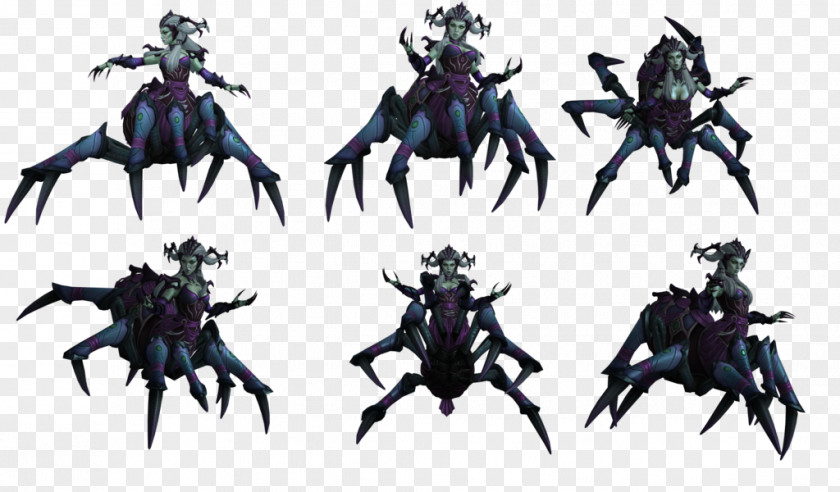 Smite Arachne Model Image PNG