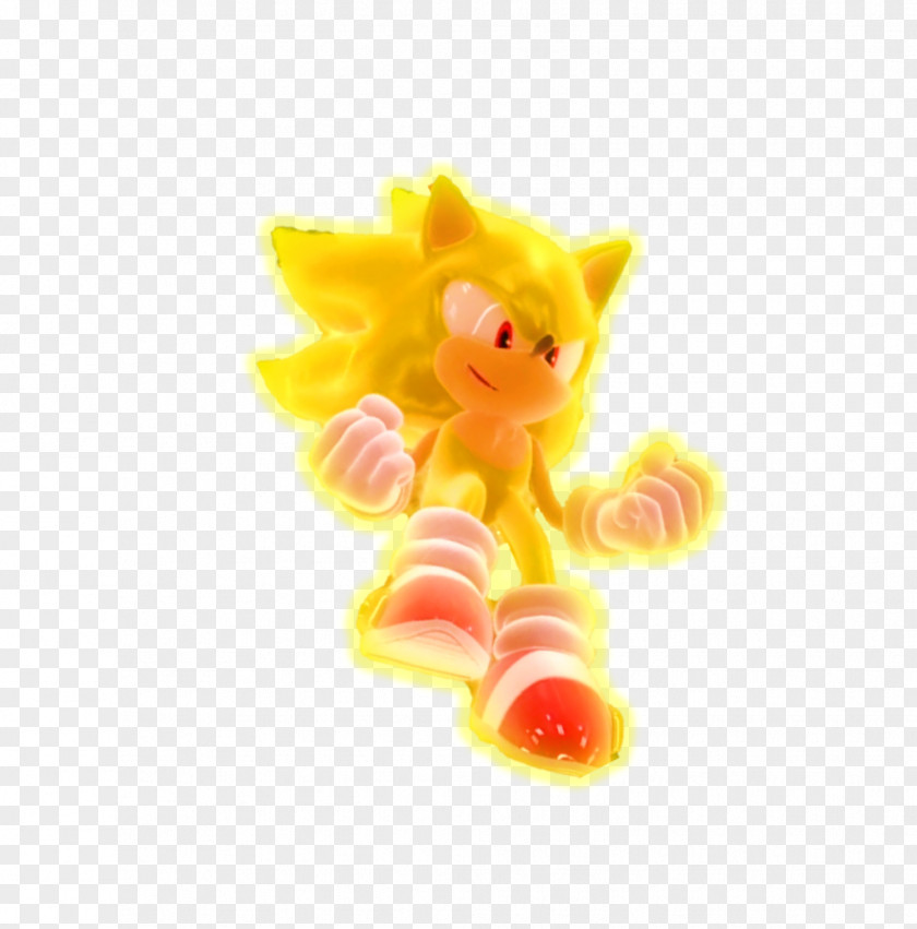 Super Sonic Figurine PNG