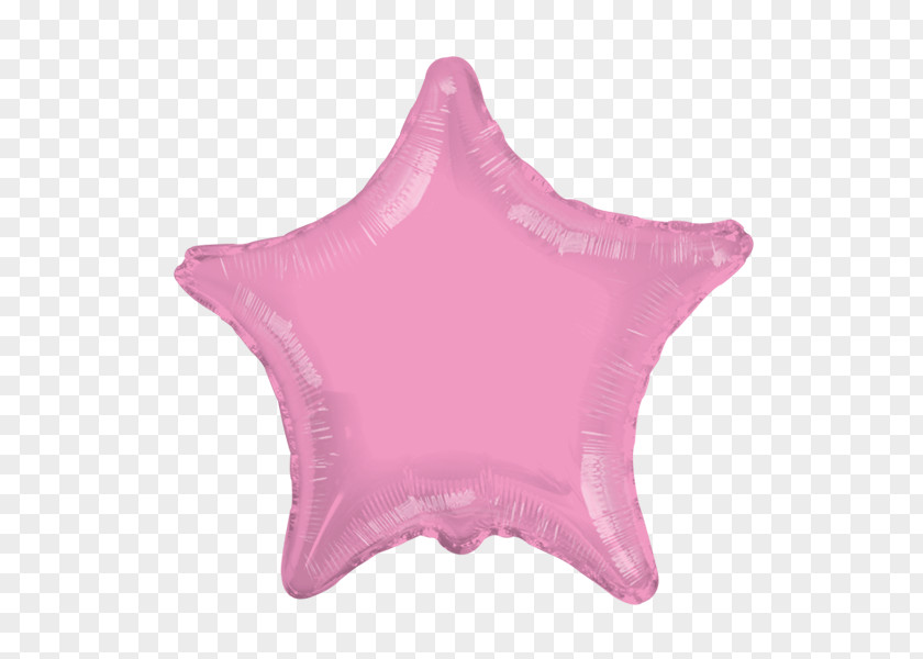 Lavanda Toy Balloon Star Pink Solid Metal PNG