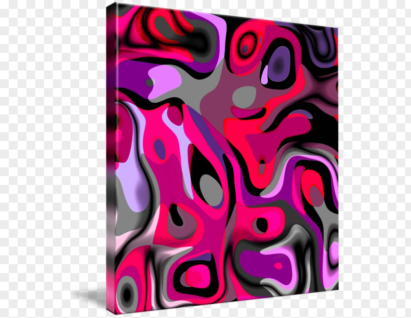 Multicolor Abstract Twisted Visual Arts Rectangle Pink M Font PNG