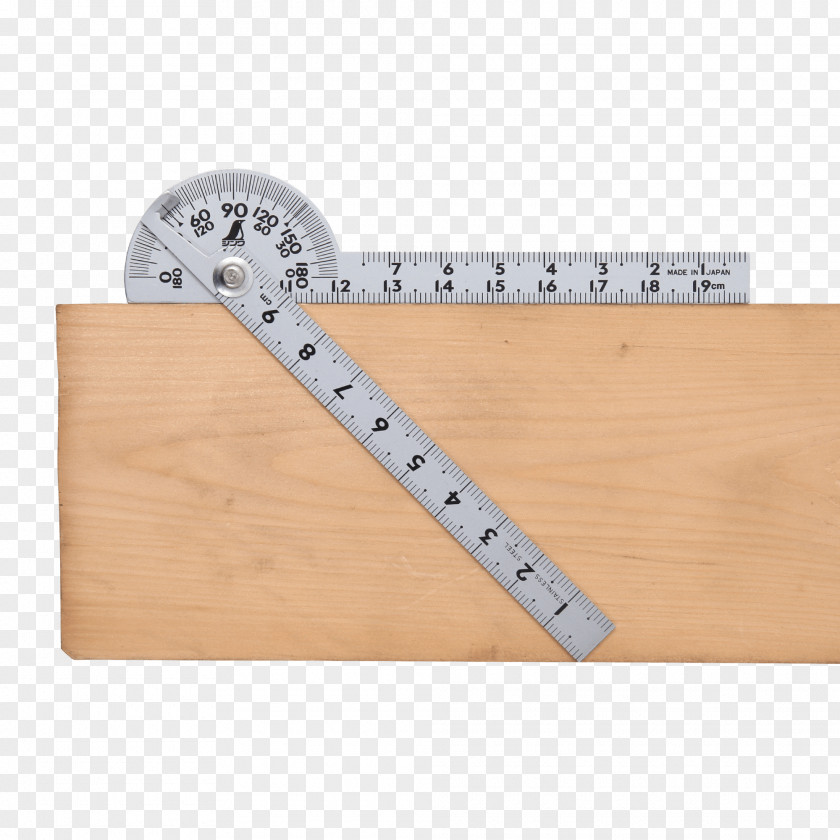 Protractor Ruler Tool Woodworking Measuring Instrument PNG