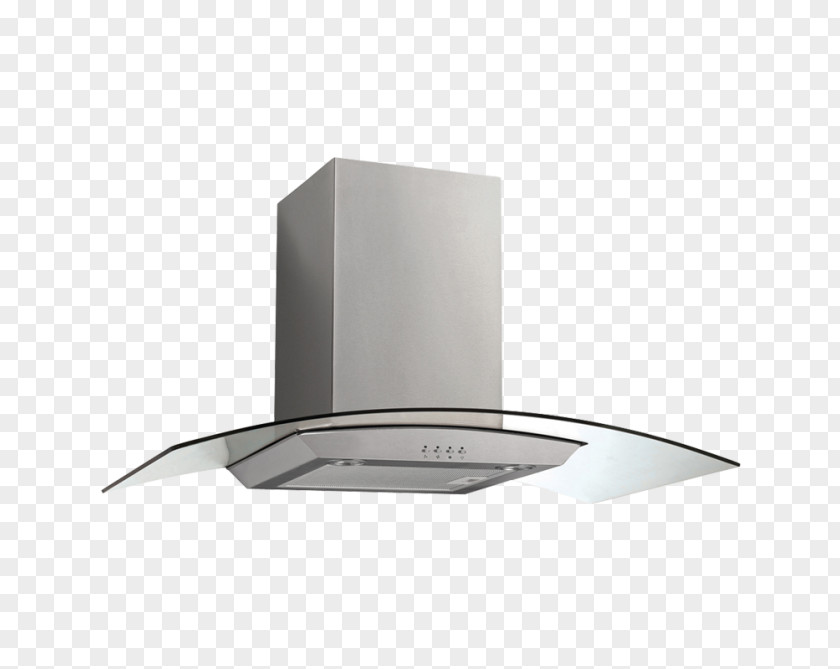 Slim Curve Exhaust Hood Glass Stainless Steel Filter Kitchen PNG