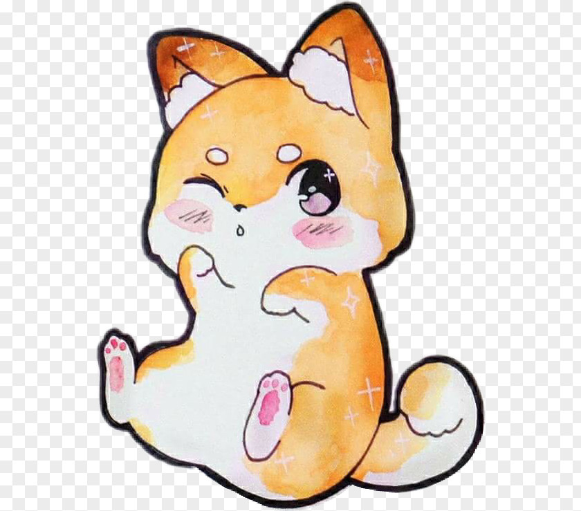 Welsh Corgi Whiskers Cat And Dog Cartoon PNG