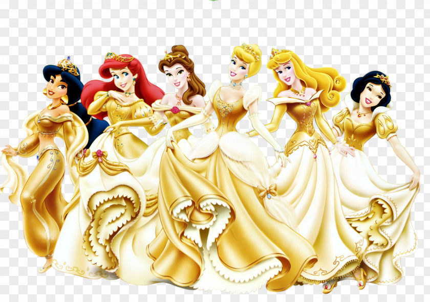 Cinderella Rapunzel Wall Decal Disney Princess PNG