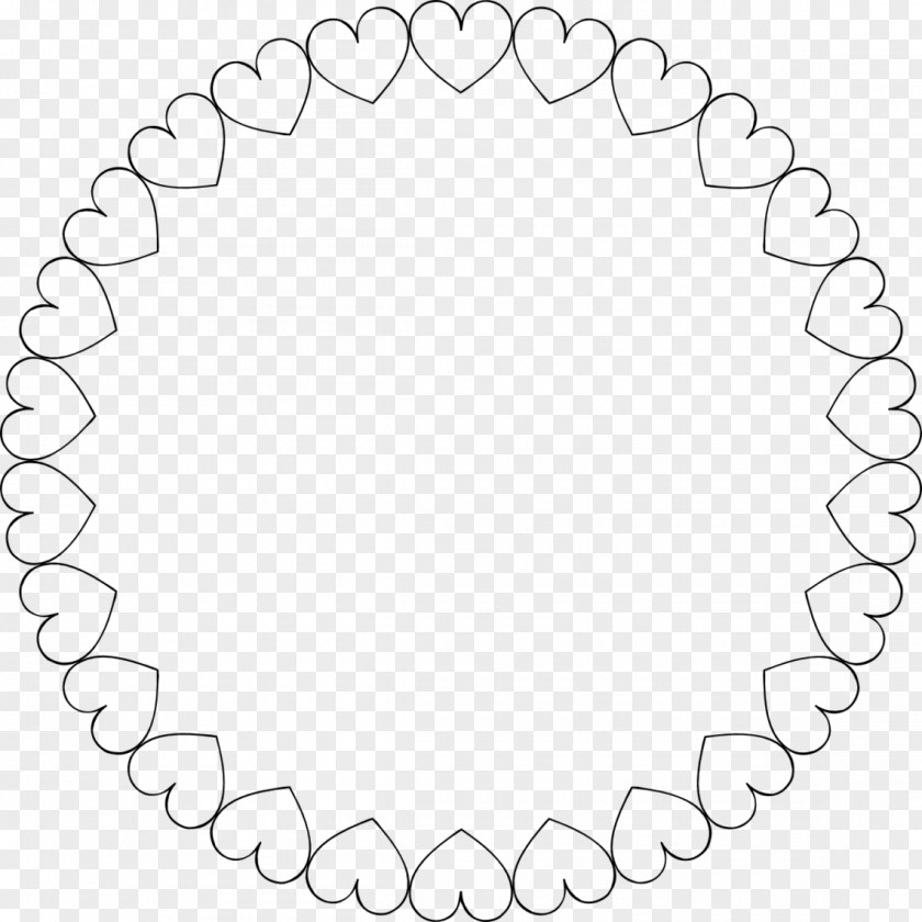 Heart Coloring Book Picture Frames Clip Art PNG