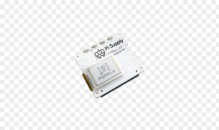 Papirus Raspberry Pi 3 Electronic Paper E Ink Display Device PNG