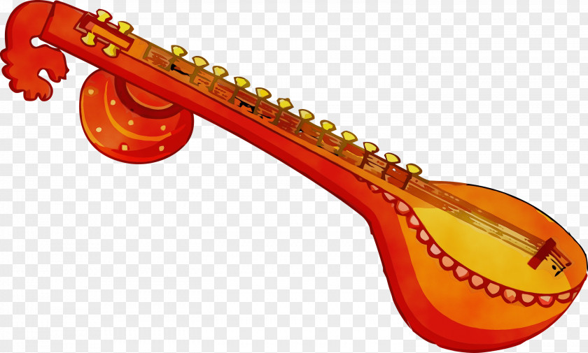 String Instrument Musical Saraswati Veena Plucked Instruments PNG