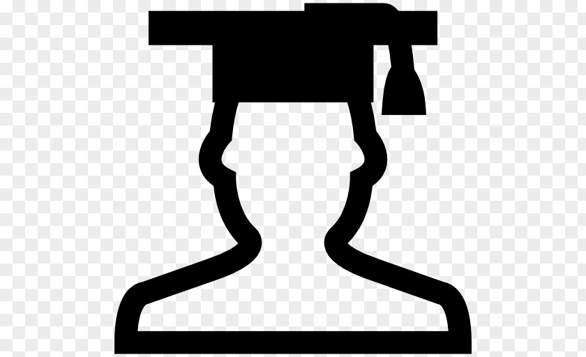 Student Square Academic Cap Silhouette Clip Art PNG
