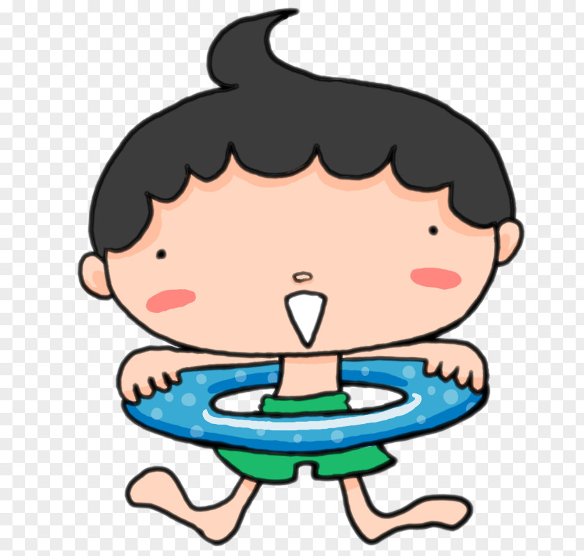 72 Swimming Pool Character Swimsuit Polka Dot PNG
