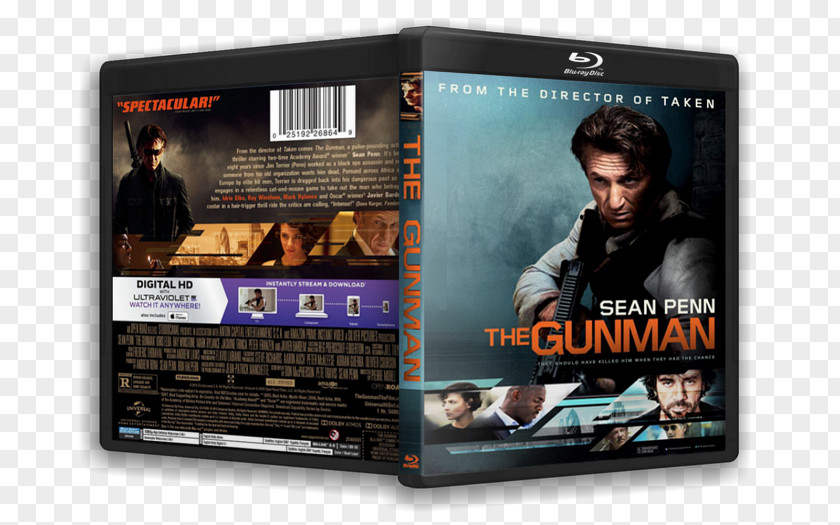 Ray Winstone Blu-ray Disc Film The Gunman PNG