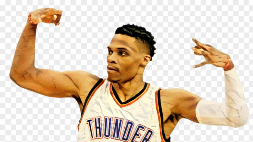 Russell Westbrook Oklahoma City Thunder NBA Basketball The Finger PNG