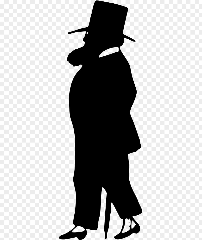 Silhouette Black And White Drawing Clip Art PNG