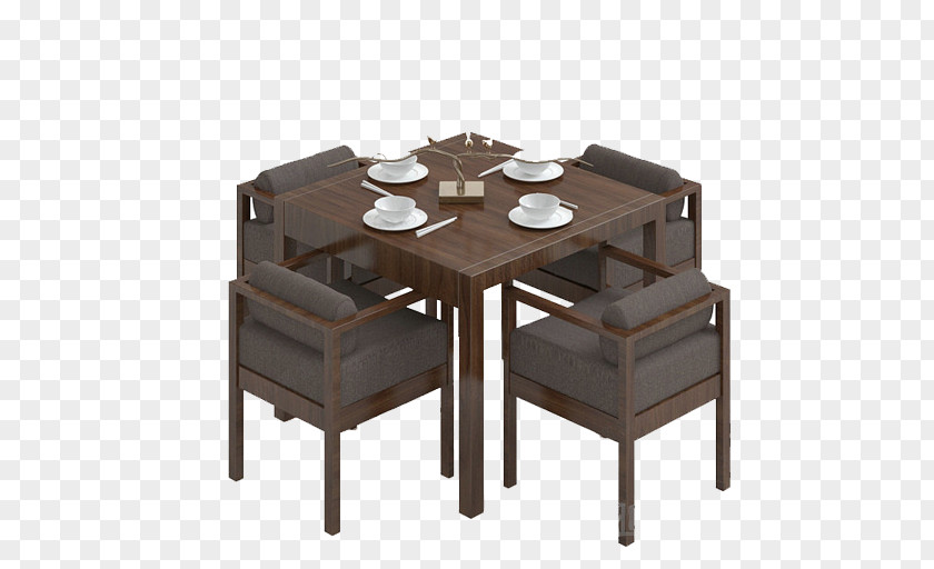 Table Chair Seat Matbord Furniture PNG