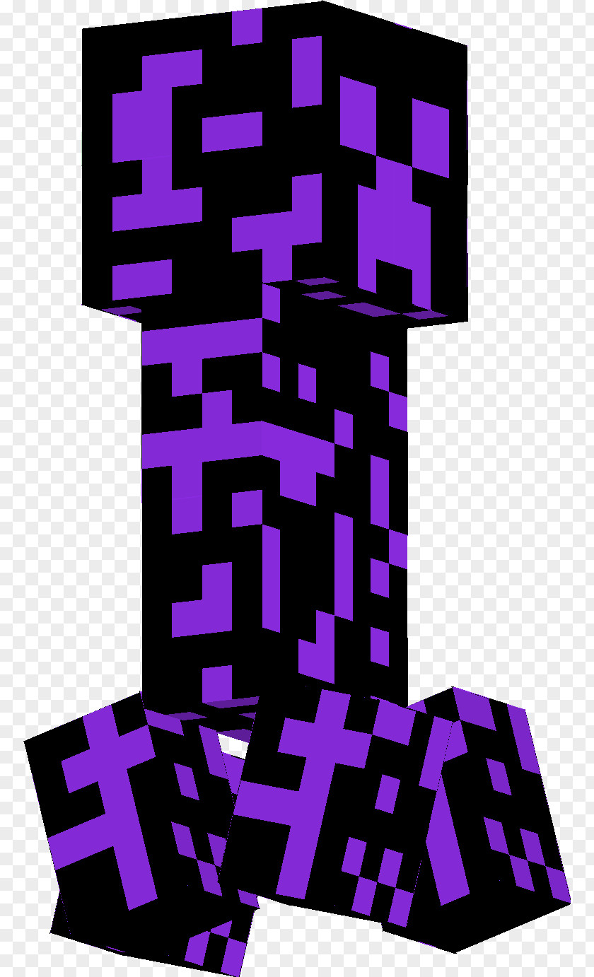 Creeper Purple Violet Magenta Pattern PNG