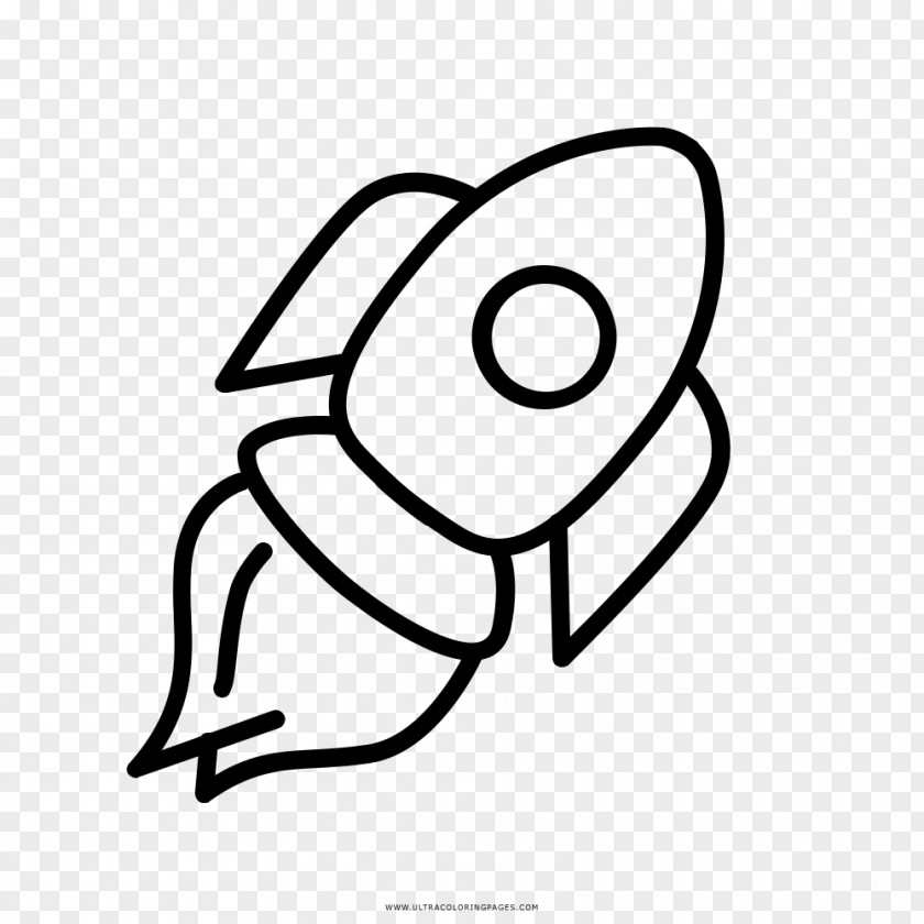 Foguete Drawing Black And White Coloring Book Rocket Line Art PNG