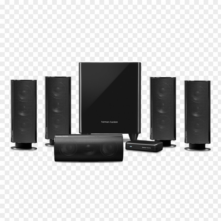 Home Theater Systems Loudspeaker 5.1 Surround Sound Harman Kardon Audio PNG
