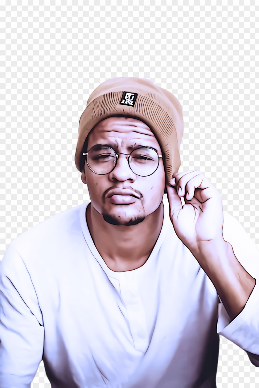 Rapper Cap Glasses PNG