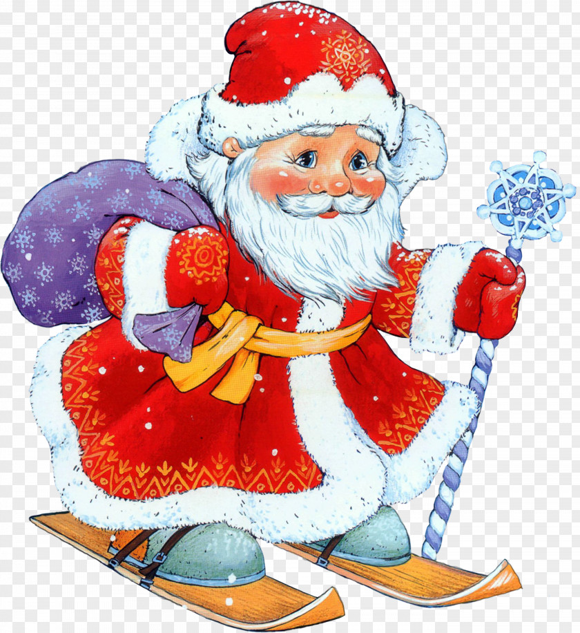 Santa Claus Ded Moroz Snegurochka Grandfather Ziuzia PNG