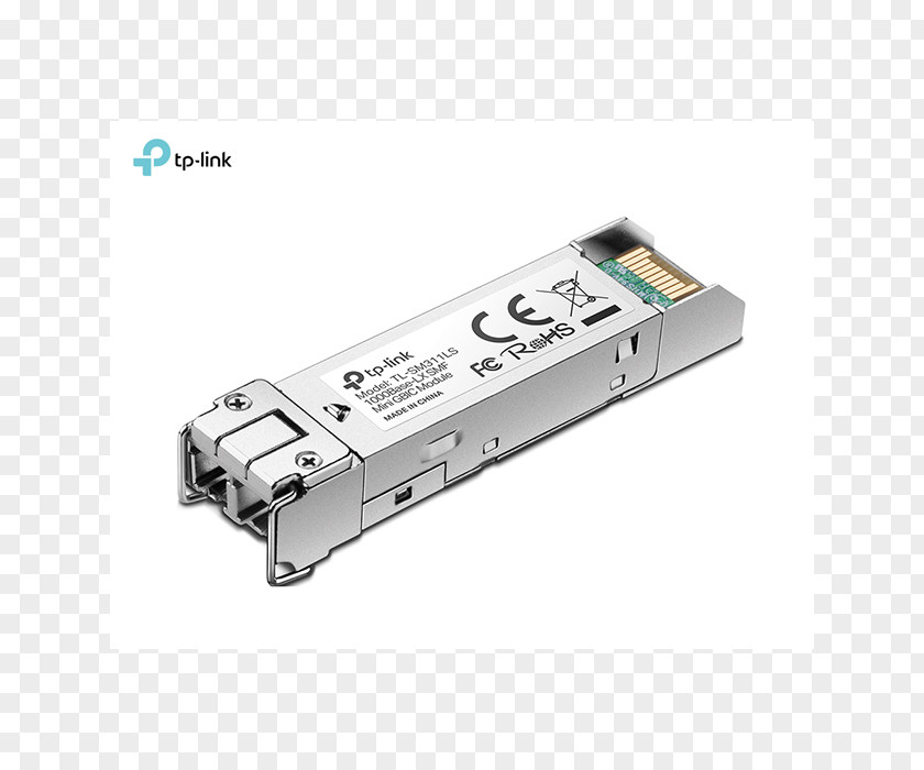 Small Form-factor Pluggable Transceiver Gigabit Interface Converter TP-Link Ethernet Fiber Media PNG
