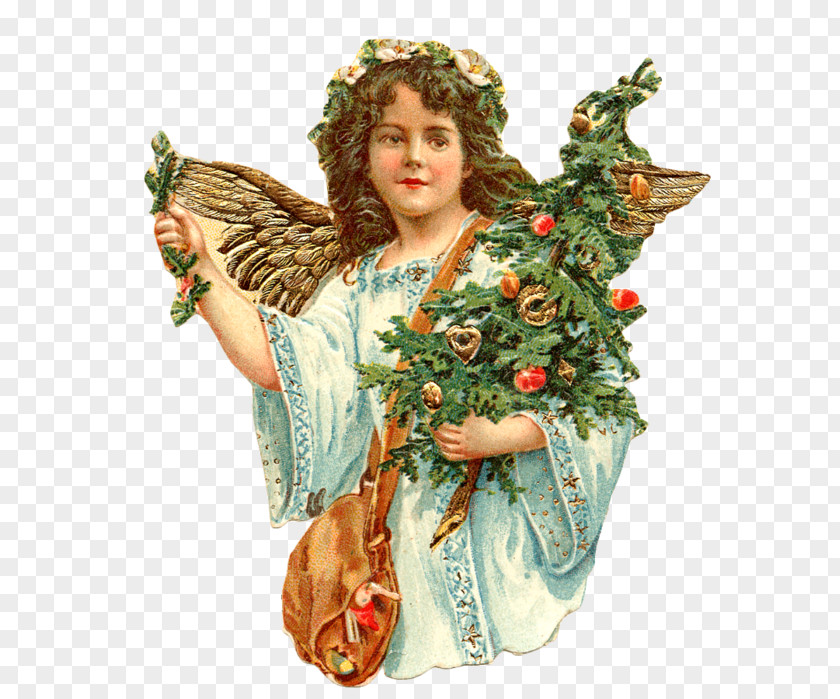 Angel Vintage Christmas Clip Art Day PNG