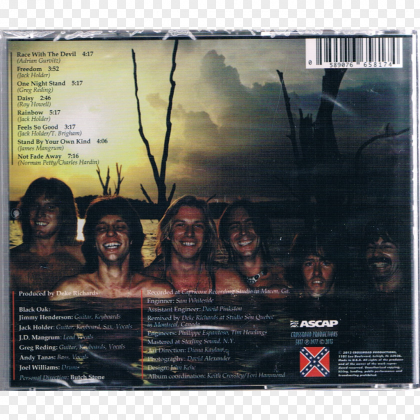 Black Devil Race With The Oak Arkansas Album Cover Compact Disc PNG