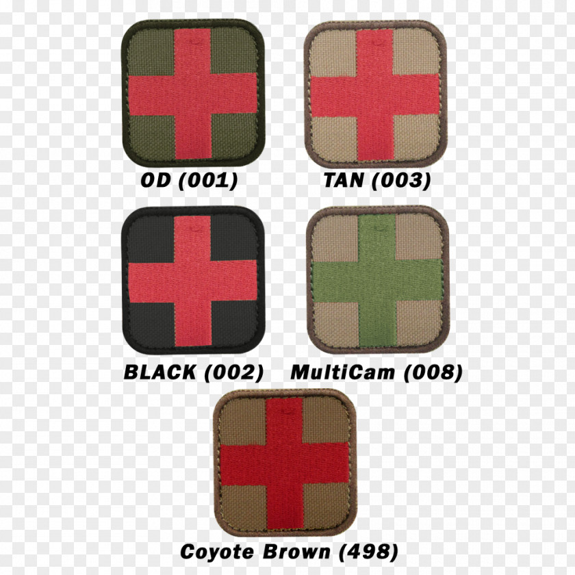 Colour Patch Coyote Brown MOLLE Red IR Flag Black PNG
