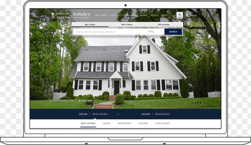 Home Rent Website New Rochelle Property Real Estate PNG