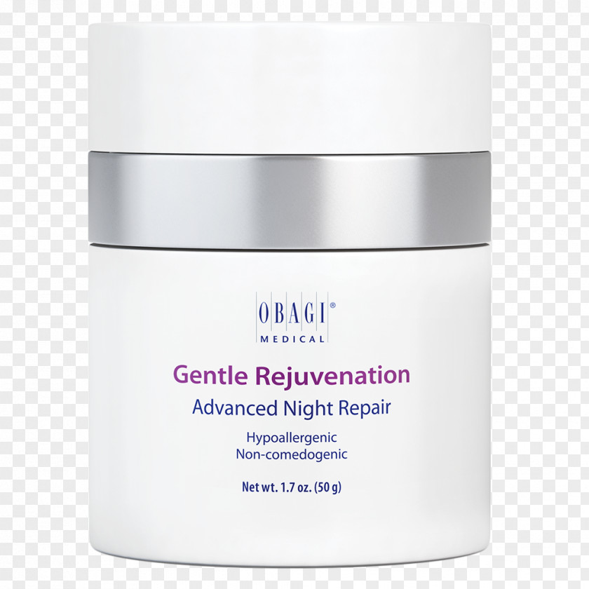 Lotion Obagi Gentle Rejuvenation Advanced Night Repair Cream Skin Care PNG