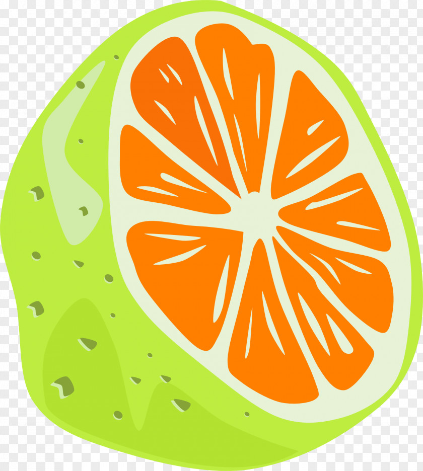 Orange Cut Juice Key Lime Lemon Kaffir PNG