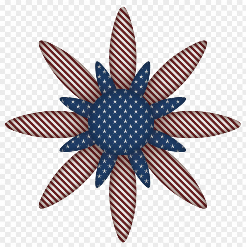 Patriotic Flower Cliparts United States Independence Day Clip Art PNG