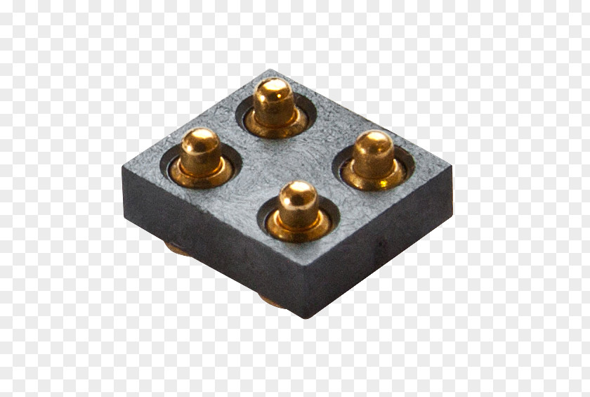 Pin Pogo Electrical Connector Brass Electronics PNG