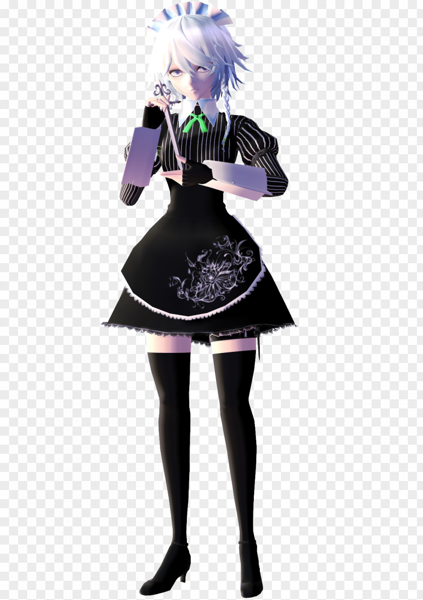 Sakuya Izayoi Fan Art Costume Design PNG