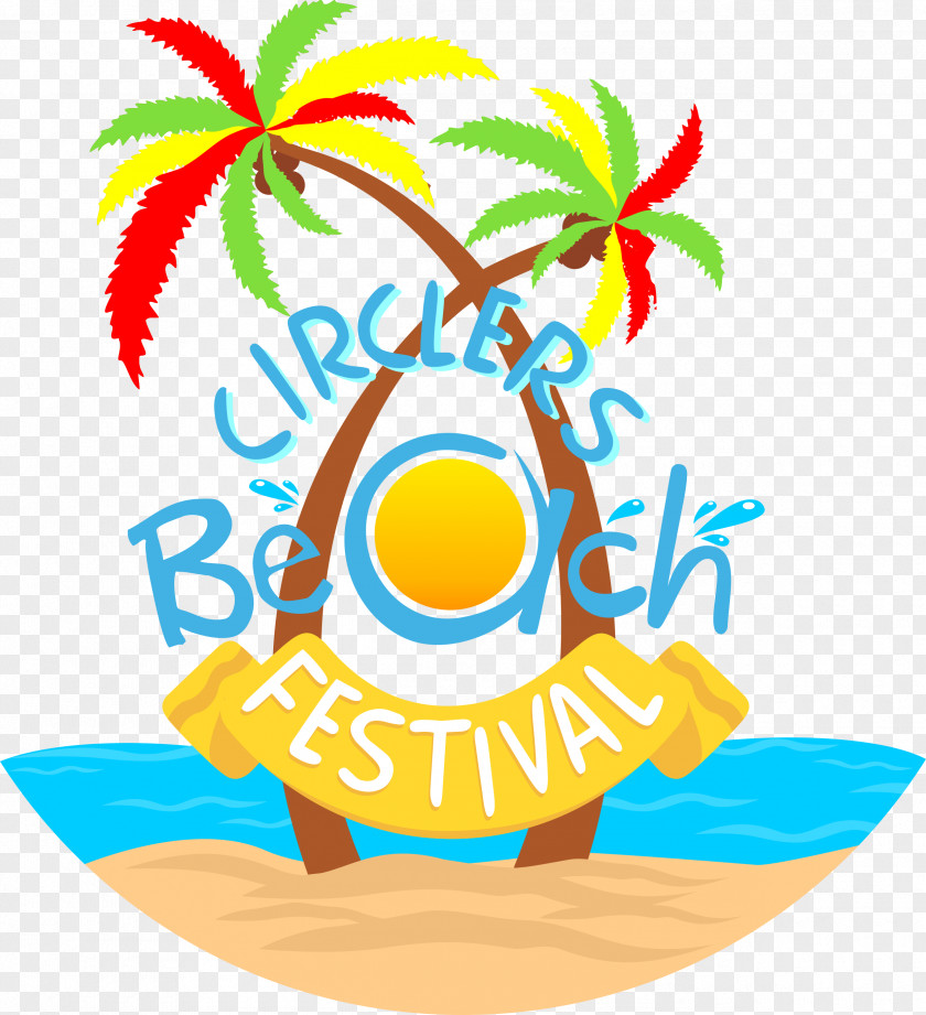Seaside Tour Festival Logo Beach Ticket Clip Art PNG