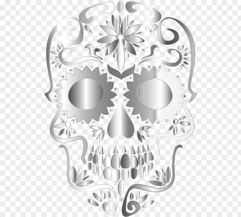 Skull Calavera Clip Art PNG