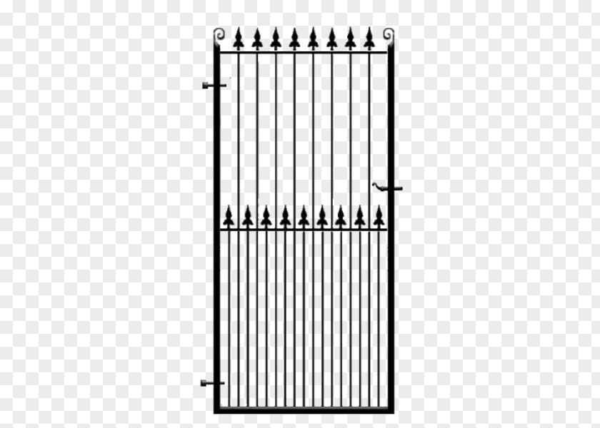 Steel Gate Portillon Wrought Iron Portal PNG