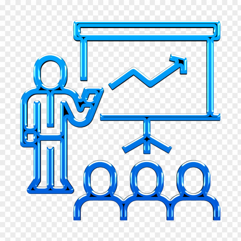 Symbol Electric Blue Work Icon Seminar Startup And New Business PNG
