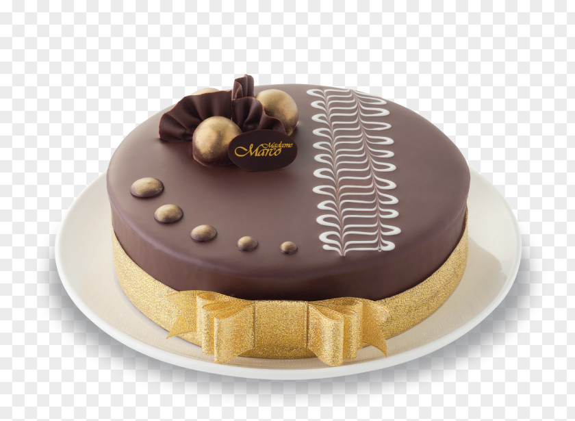 75% German Chocolate Cake Prinzregententorte Truffle Ganache PNG