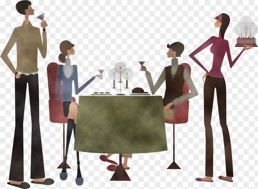 Cartoon Standing Job Human Conversation PNG