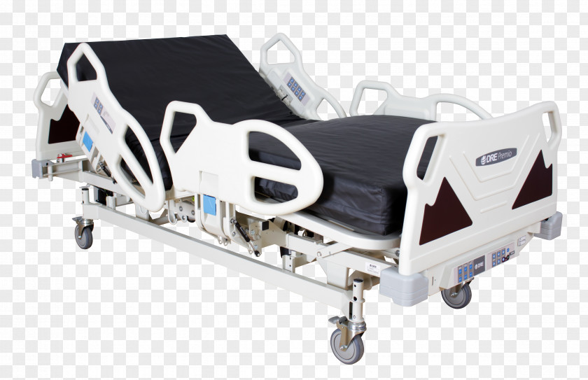 Hospital Bed Medical Equipment Adjustable PNG