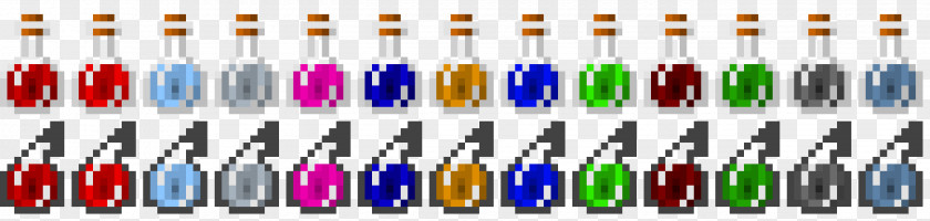 Minecraft Pixel Art Potion PNG