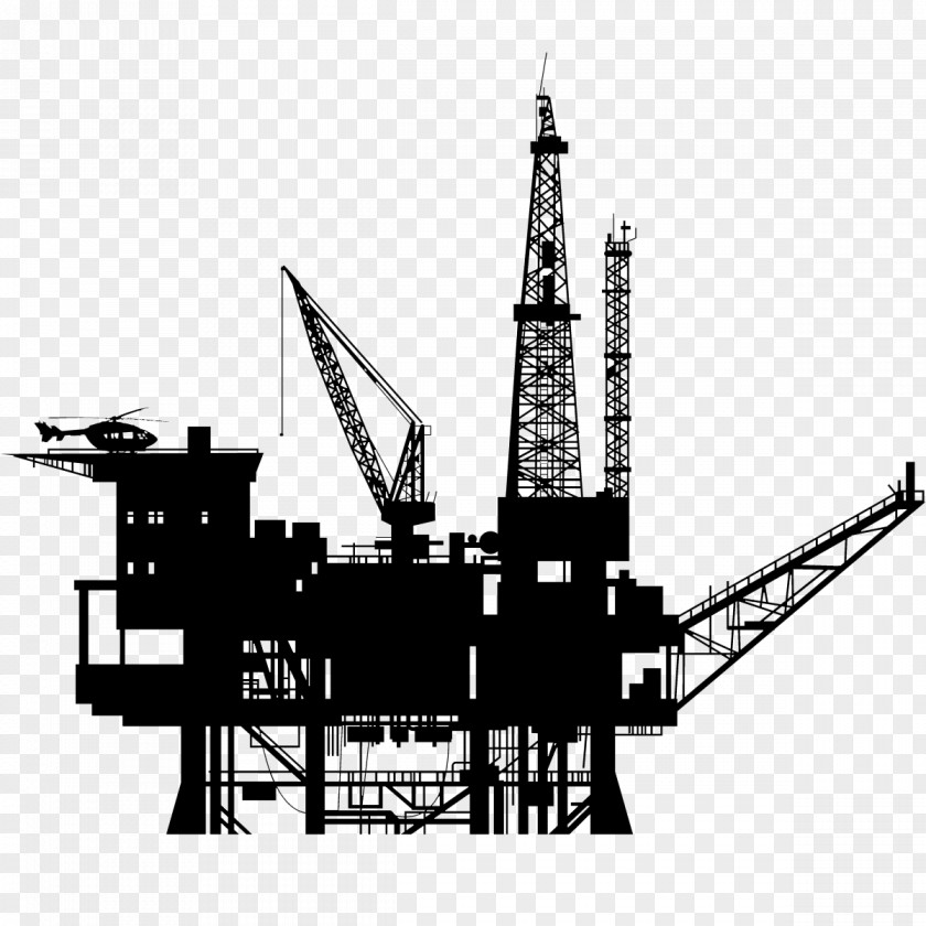 North Sea Oil Platform Drilling Rig Petroleum Industry PNG