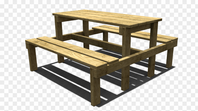 Picnic Table Top Bench PNG