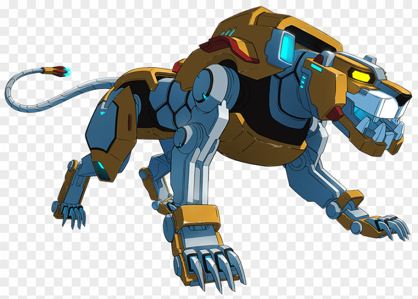 Yellow Robot King Alfor Lion The Black Paladin DreamWorks Animation PNG